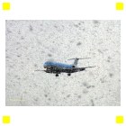 FOKKER 100 im Schneefall